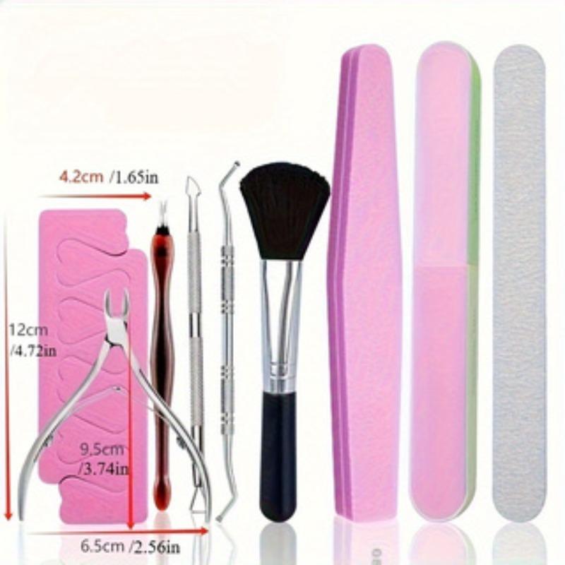 7/9pcs Manicure Tool Set Full Set of Manicure, Toenail Removal, Dead Skin Clipping, Nail Tool, Matte Strip, Dead Skin Push