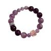 Rhythmic Purple Crystal Bracelet: Qixi Limited Edition with Nine Purple Li Fire Beads - Women's Douyin Style