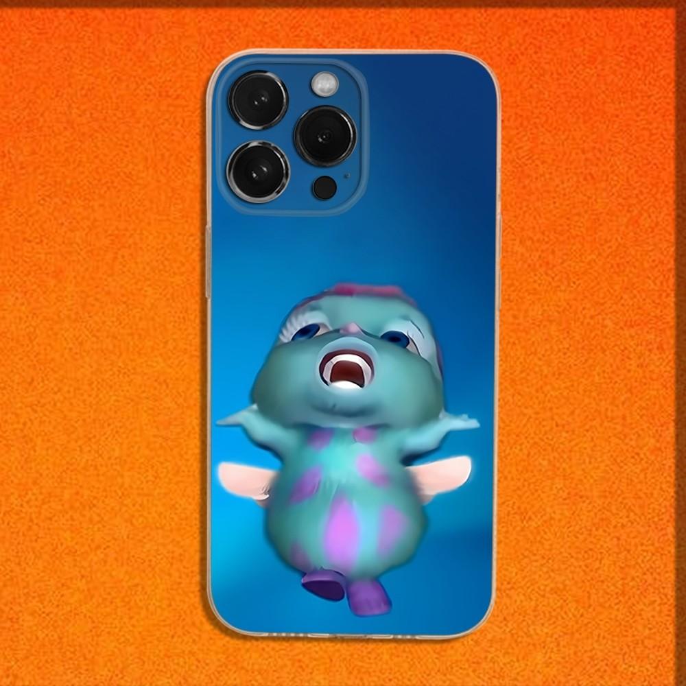 Funny B-Bibble Meme Phone Case For iPhone 16,15,14,13,12,11 Plus,Pro,Max,XR,XS,X,Plus,SE,Mini Transparent Soft Cover