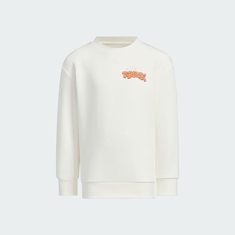 Adidas Kids Printed Sport Casual Round Neck Sweatshirt JF3884 105