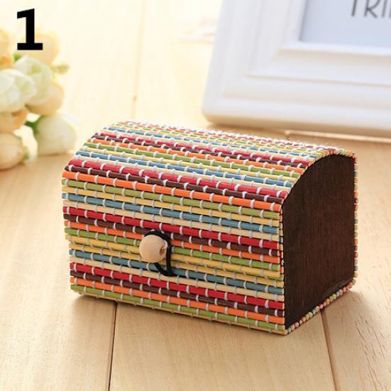 Bamboo Wooden High Capacity Creative Case Cute Jewelry Box Storage Organizer Bamboo Wooden High Capacity Creative Case Cute Jewelry Box Storage Organizer