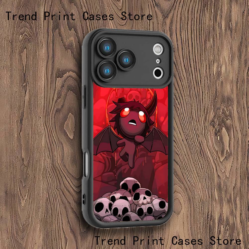 The B-Binding of I-Isaac Phone Case For iPhone 17,16,15,14,13,12,11,Pro,Max,Plus,X,XS,SE4,E,Mini Black Thickened border Case