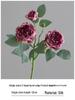 Composizione di Fiori Finti Rosa con Bordi Bruciati Retrò per Decorazione del Soggiorno o del Tavolo da Pranzo