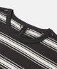 MOIF [Ss26] One Pocket H/S Tee / Charcoal Stripe