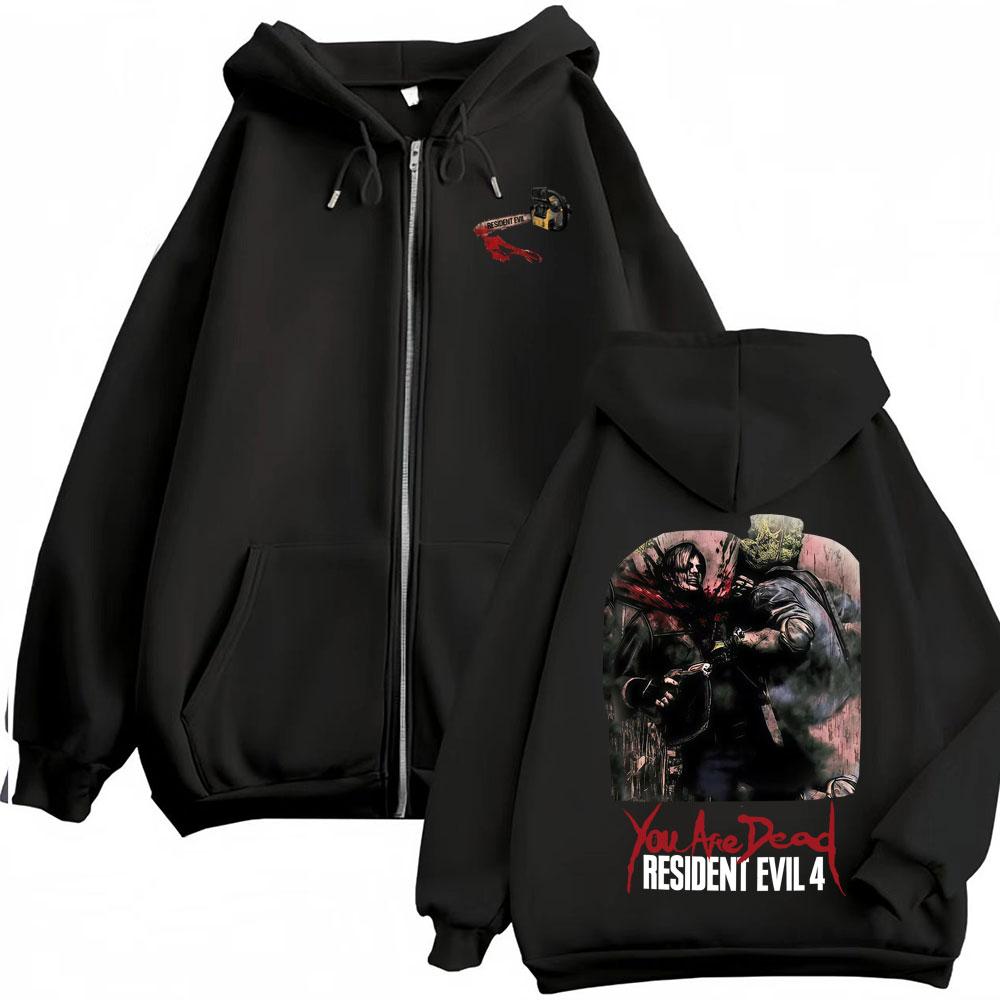 Limited You Are Dead Zipper Hoodies Resident Evil Requiem Gamer Gift Jacket Sweatshirts Men Women