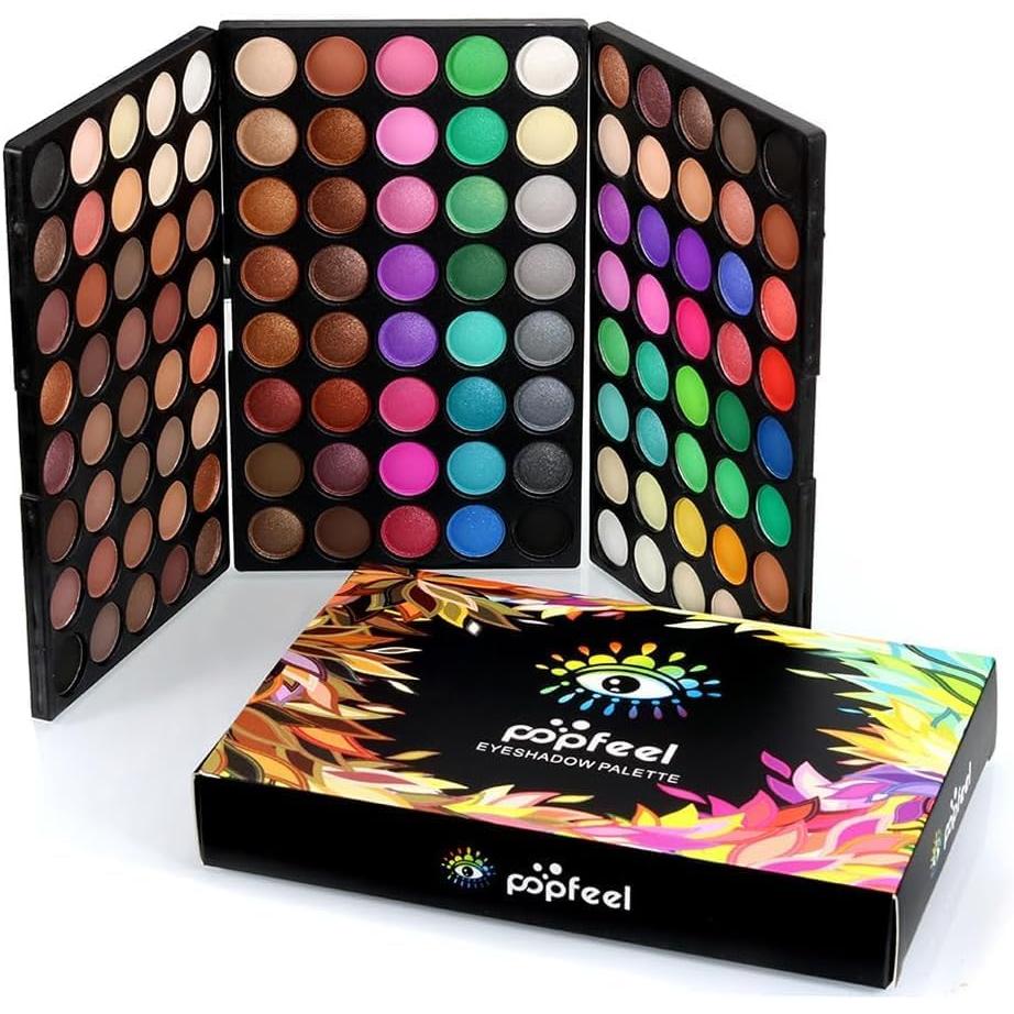 Eyeshadow Palette Eyeshadow Palette Waterproof Long-lasting Highly Pigmented Eyeshadow Pearl/Matte Transparent Long-term Waterproof Eyeshadow Color