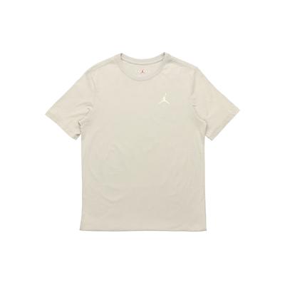 Air Dunk Silhouette Basketball Sportlich Lässig Kurzarm T-Shirt Herren Oberteile Beige AQ3735-334