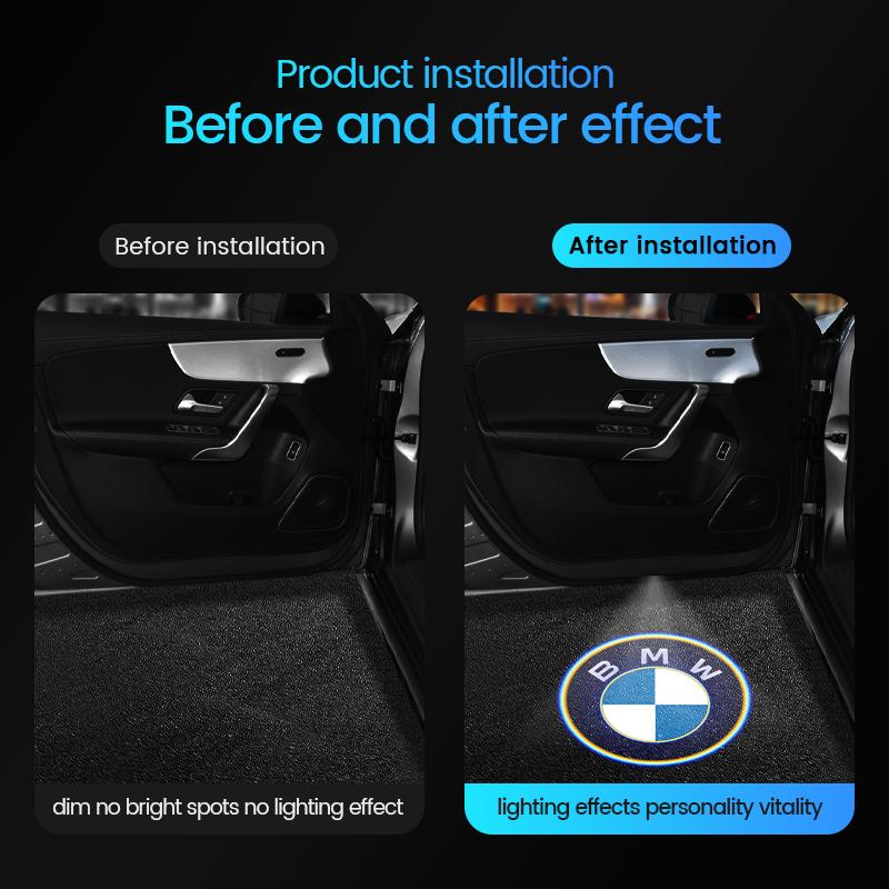 For Mini For BMW E90 E60 E46 E93 F20 F21 F30 F31 F32 F33 F34 F15 F10 Led Car Projector Logo Door Light Welcome Ghost Shadow Lamp