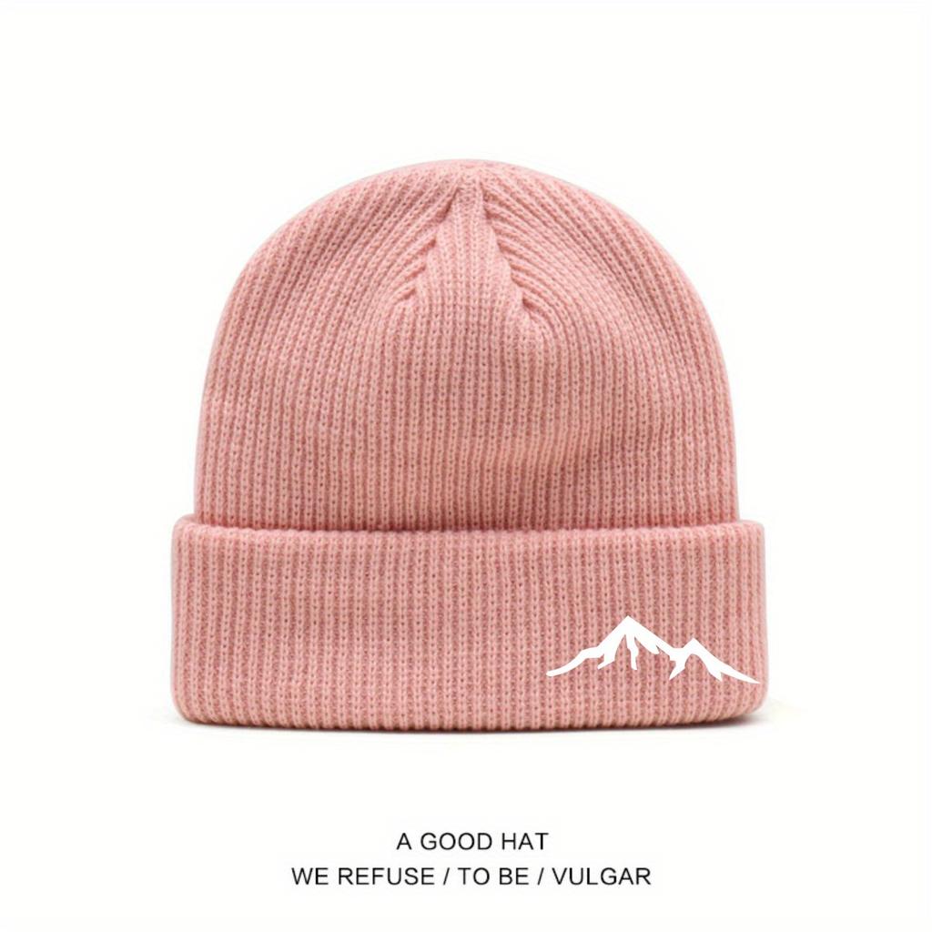 Autumn and Winter Urban Outdoor Daily Versatile Cold-proof Knitted Hat for Men and Women, a Must-have Warm Hat for Going Out On the Street