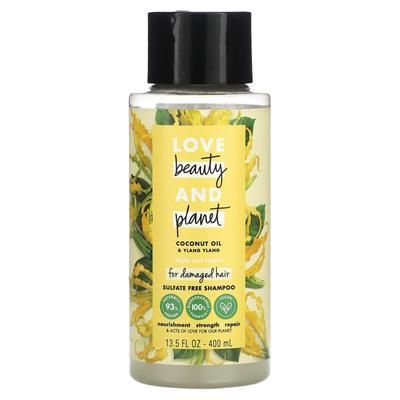 Hope & Repair Shampoo, per capelli danneggiati, olio di cocco e ylang ylang, 400 ml (13,5 once fluide)
