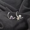 Iolite Gemstone 925 Silver Engagement Butterfly Stud Daughter Gift Boho Earrings EE-145-5