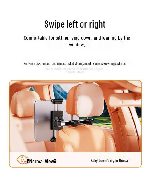 Retractable Car Headrest Tablet & Phone Holder