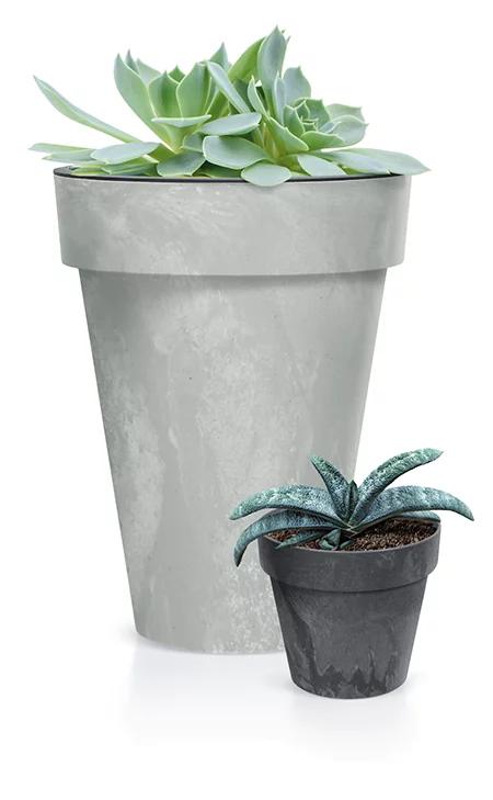 ISE400P-S433 FLOWER POT BALCONY BOX WITH STAND ANTHRACITE BALCONY POT 17l