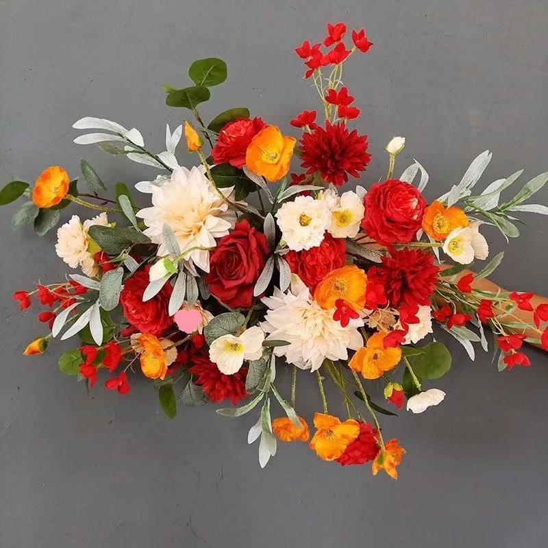 Mango Series Silk Flower Art Centerpiece & Wedding Decor