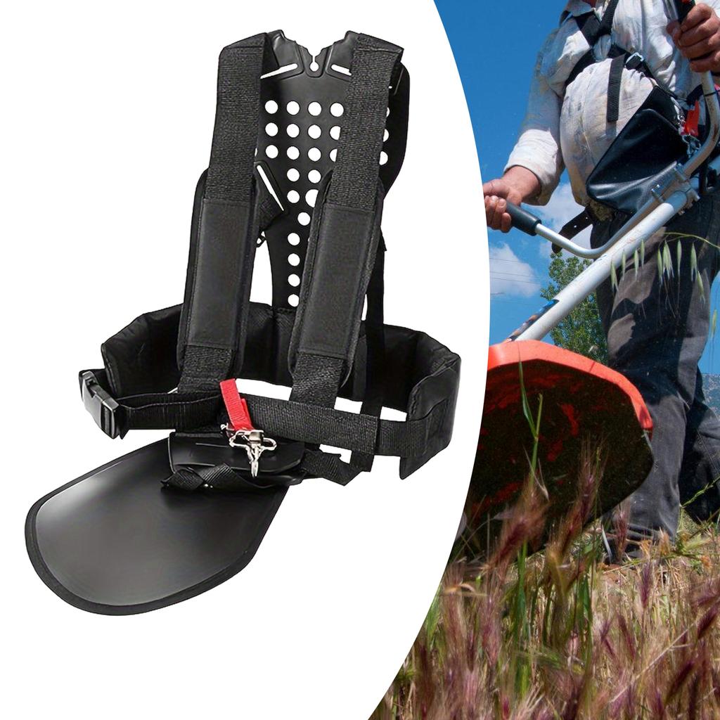 Adjustable Lawn Mower Harness With Multiple Holes Ergonomic Design Lawn Care Harness For Enhanced Comfort And Durability