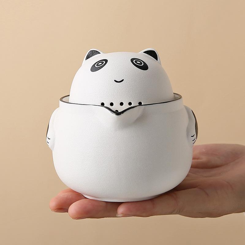 Merchandise Panda Portable Travel Tea Set Kuaike Cup Souvenir Business Advertising Gift Set