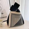 Sommer Damen Niedliche Mini-Tasche Vielseitige Mode Handytasche Cartoon Gestrickte Handtasche Umhängetasche Umhängetasche
