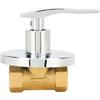 1/2 Angle Valve, Water Shut Off Valve Copper Leakage Proof Concealed Installation Water Stop Valve for Kitchen Bathroom for Faucets, Showerheads,