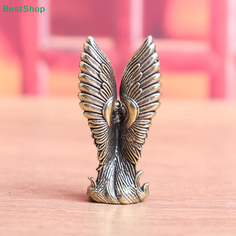 Vintage Brass Angel Figurine - Small Praying Angel Statue for Home Decor, Desktop Ornament & Collectible Gift