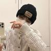 Wool Hat Women's Winter Korean Version of Versatile Face Small Landlord Hat Trendy Handsome Ins Cold-proof Knitted Hat Men