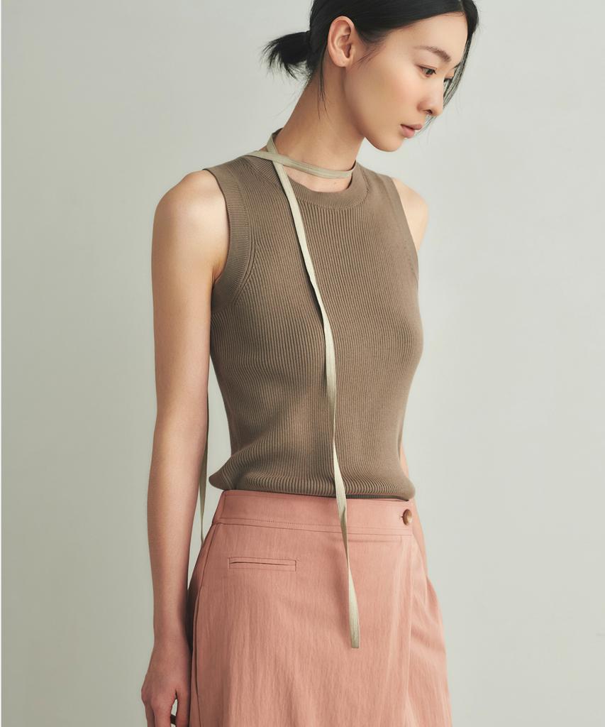 Aesmoeo Mare Cotton Sleeveless (Sand Brown)
