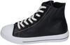 Andrea Conti Women's High-Top Sneakers Black