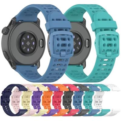 22 20mm Silikonarmband für COROS PACE 3 Uhrenarmband für COROS PACE 2/APEX 2 Pro/APEX 46mm 42mm Atmungsaktives Armband Ersatzarmbänder