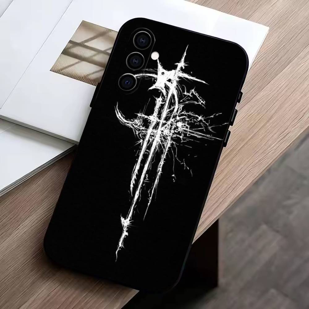 Cyber Sigil Cross   Phone Case For Samsung Galaxy A73,A72,A71,A70,A53,A52,A51,Others Soft Black Cover