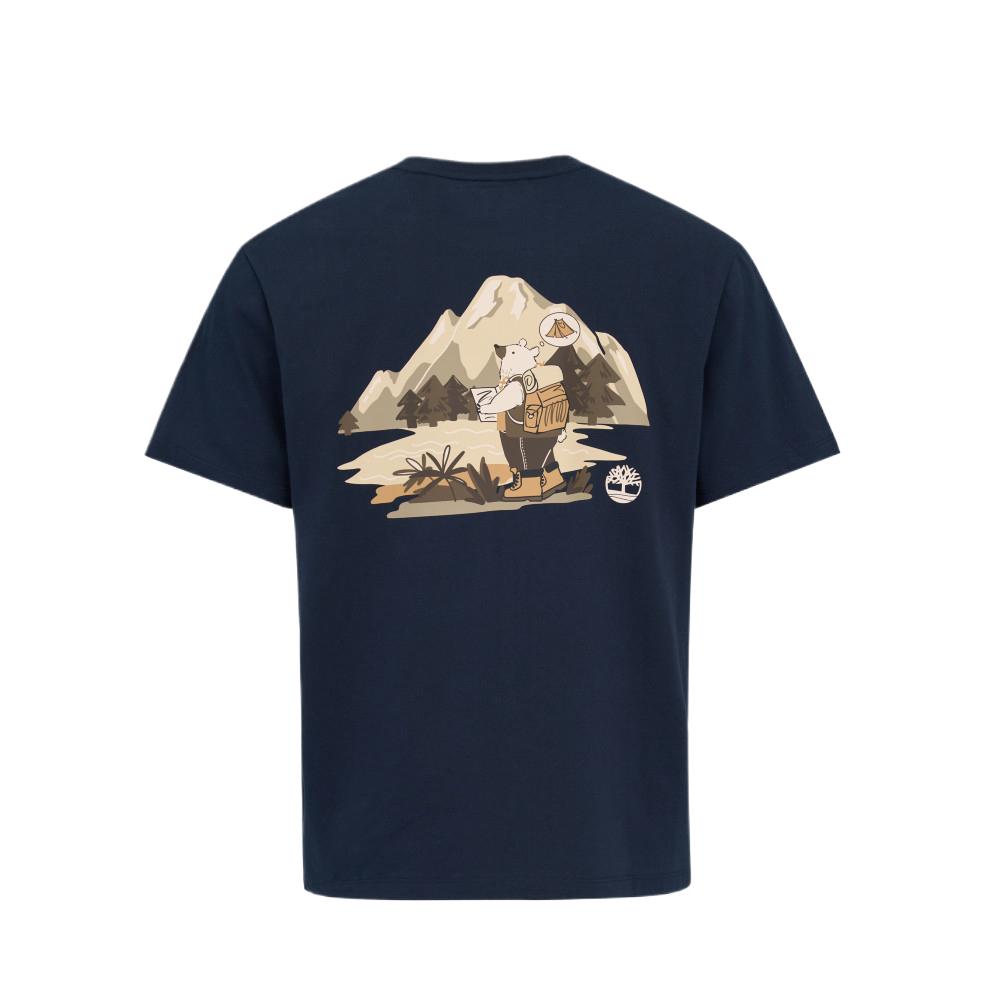 Timberland Round Neck Pullover Printed T-Shirt Unisex Tops TBC0YHHD4331