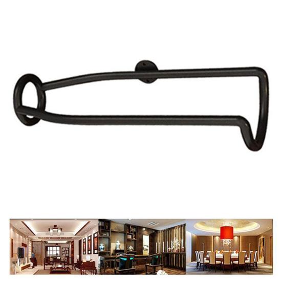 Yousheng Iron Art Stojak na wino Styl industrialny Łatwa instalacja Montowany na ścianie Stojak na wino Butelki Puszki po piwie Żelazna półka do przechowywania