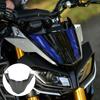 Motorcycle Windshield Fairing Airflow Wind Deflector Replacement for Yamaha MT‑09 2017‑2020