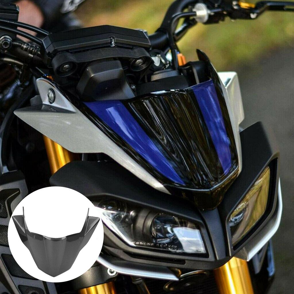 Motorcycle Windshield Fairing Airflow Wind Deflector Replacement for Yamaha MT‑09 2017‑2020