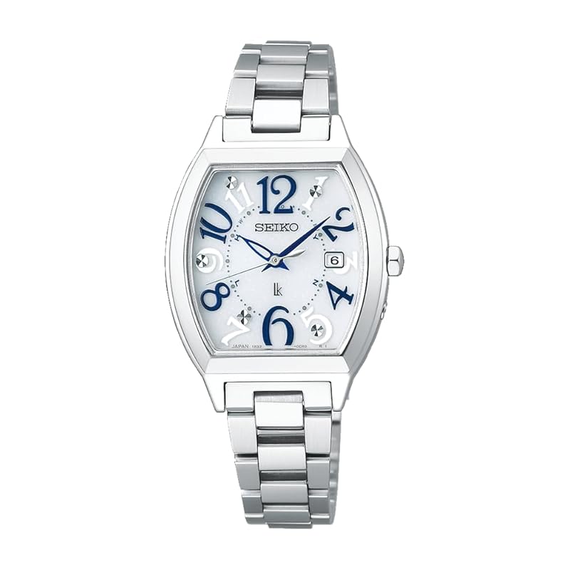 

[Seiko Watch] watch Rukia Standard Collection Tonneau type solar radio wave SSVW213 ladies silver