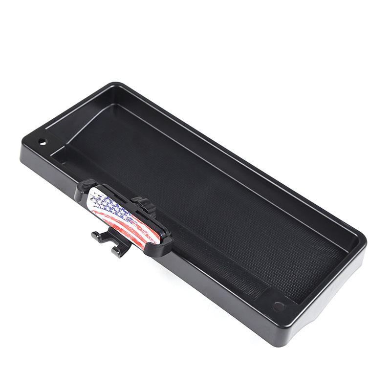 For Toyota FJ Cruiser 2007-2026 ABS Black Car Dashboard Mobile Phone Holder Storage Box Container Holder Tray Car Accessories