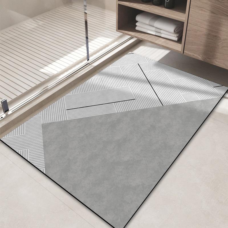 Bathroom Mat Bathroom Absorbent Mat Quick Drying Mat Toilet Door Mat