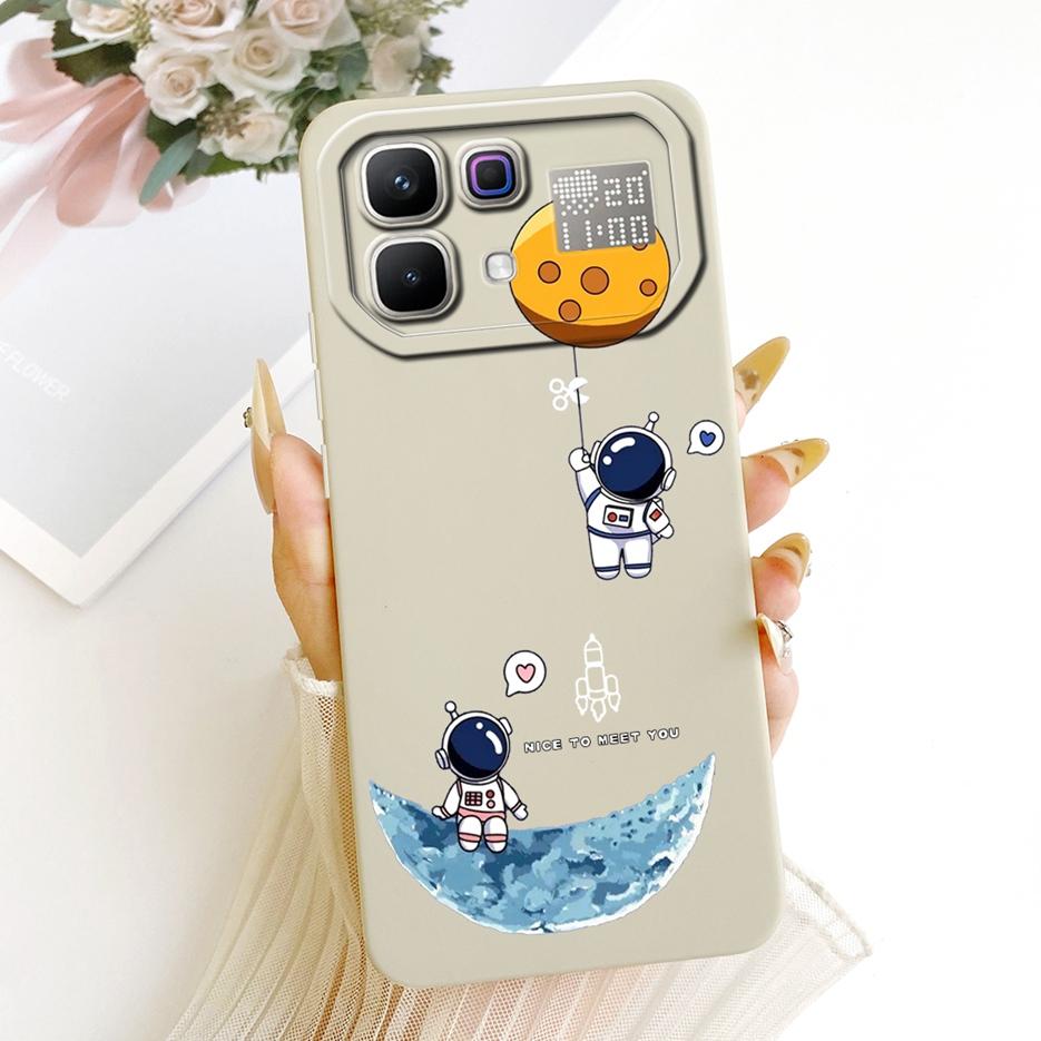 Für Infinix Note 60 Pro Hülle X6878 Niedliche Katze Astronaut Cartoon Hülle Weiche Silikonhülle Für Infinix Note 60 Ultra Note60 Pro Taschen