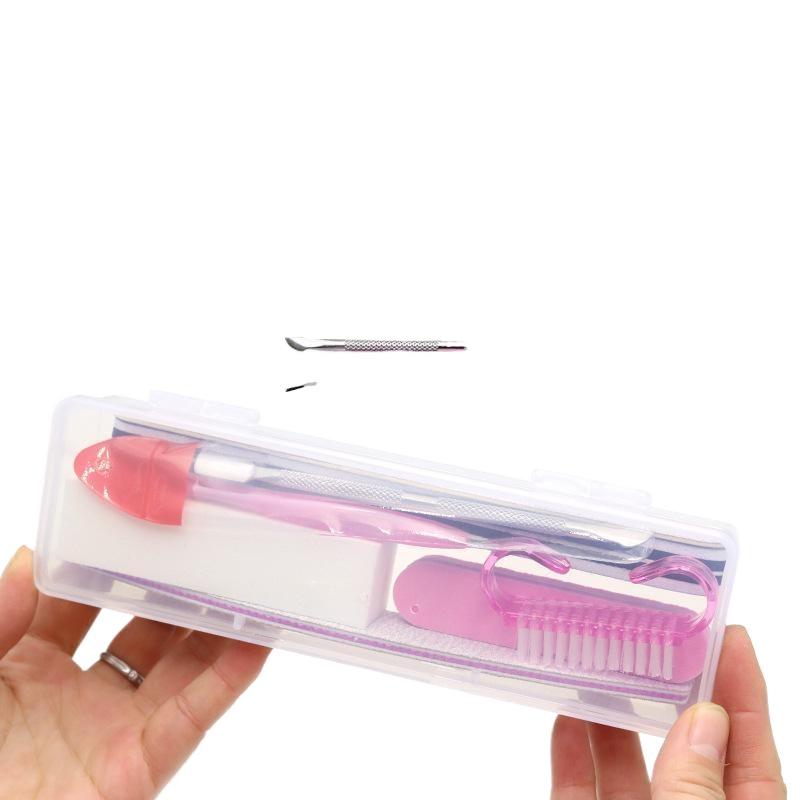 8Pcs Nail File Kit 100/180 Grit Nail Buffer Professional Manicure Pedicure Tools Nail Extension Cuticle Care Set