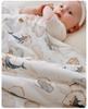 Large Cotton Swaddling Blanket for Baby & Newborn, Removable Liner, Dual-Use for Autumn/Winter, Washable, for Children.