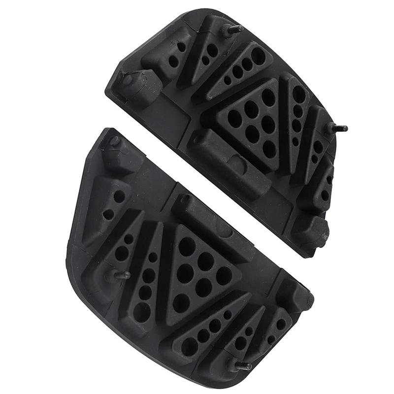 2pcs Motorcycle Rear Rider Ert Floorboard Footboard Foot Pads for Harley Touring & Softail Models 1988-