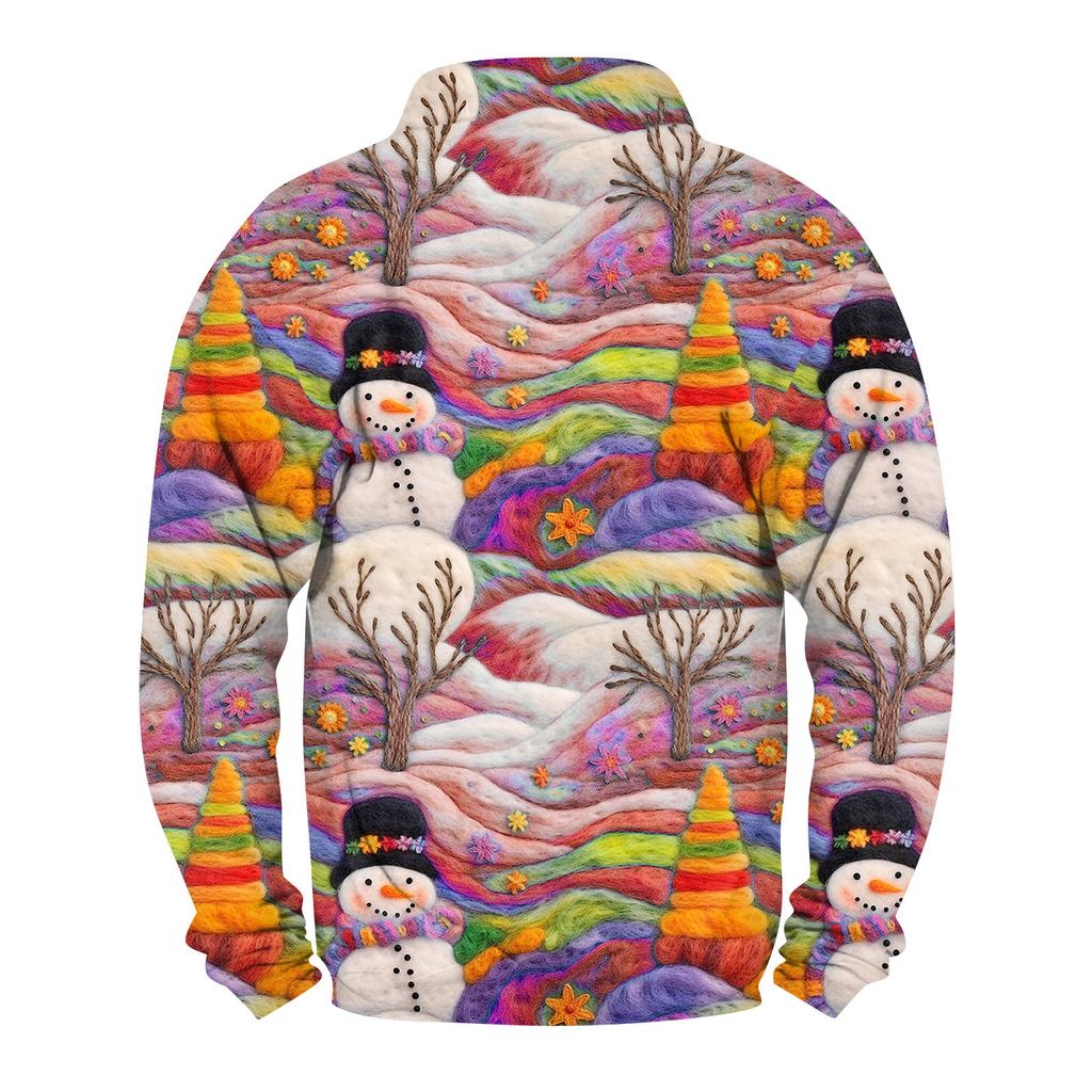 Spring And Autumn Men's Standing Collar Sweatshirt Is Outdoor Casual Sweaters Tops