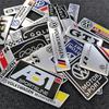 T28Volkswagen Series Aluminum Badge Car Body Stickers Decals Accessories For VW GTI Polo Golf Passat Tiguan T-ROC Arteon Jetta MK6