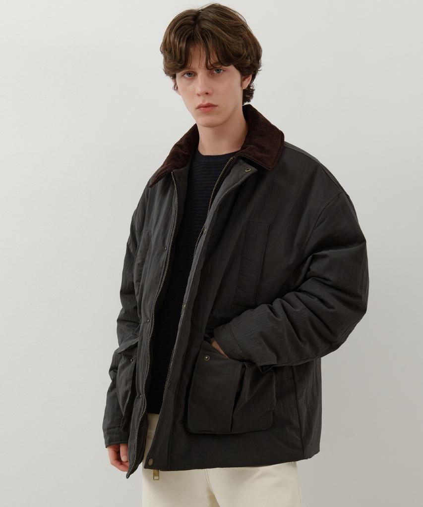Wednesday Oasis [Atelier Edition] Heritage Padded Jacket_Charcoal(Wc25-Ot06)