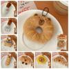 Decoration Food Plush Keychain Croissant Bag Pendant Plush Bread Key Chain  Hanging Accessory