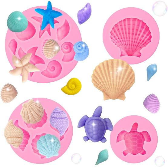 3 Pcs Strawberry Mold 3D Baking DIY Silicone Fruit Fondant Chocolate Mold for Cupcake Shortcake Cake Topper Decoration Candy Jelly Clay