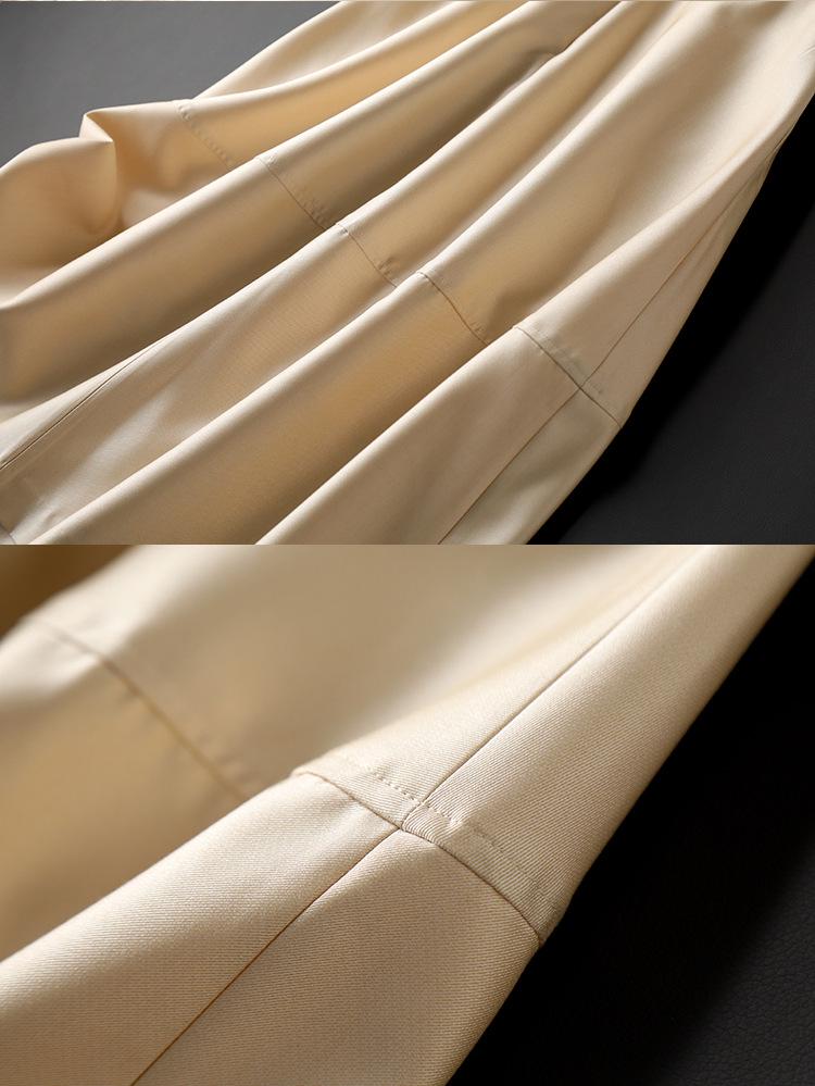 In-Stock Elegant Hepburn Style High-Waisted A-Line Umbrella Skirt for Women - Summer Collection