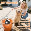 Outdoor Shower Head Rainfall Shower Large Flow Portable Showerhead Shower Mixer Bathroom Accessories For Camping Home Travel New