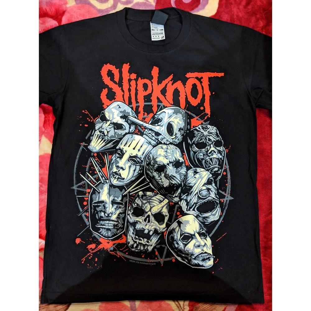 

Slipknot Band Black Short Sleeve Cotton T-shirt Unisex S-5XL VM4575 Unisex T-Shirt XXXL
