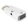 HD 1080P HDMI Female to VGA Female Converter Adapter with 3.5mm Audio Output Cable