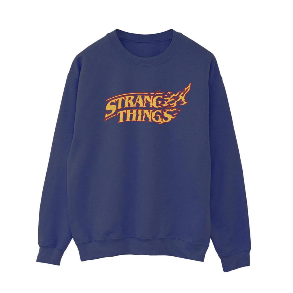 Netflix Womens/Ladies Stranger Things Logo Breaking Sweatshirt