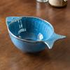 Premium Sense Niche Small Fish Bowl Ceramic Tableware Special-Shaped Bowl Household Rice Bowl Vegetable Bowl Salad Bowl Japanese Noodle Soup Bowl